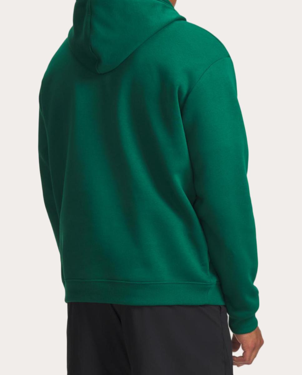 Sweatshirt de Homem UA Rival Flc Hoodie Verde-2
