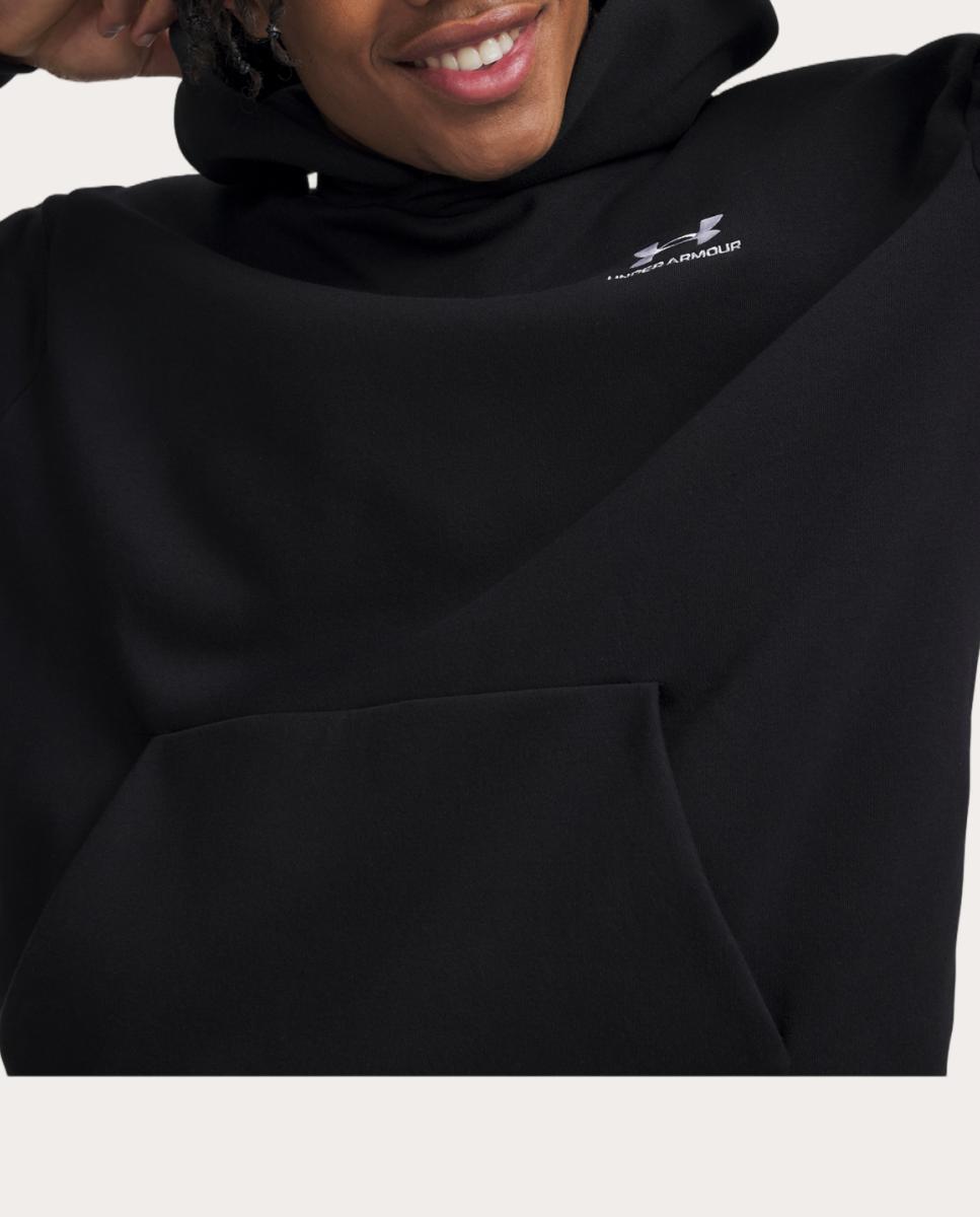 Sweatshirt de Homem UA Icon Flc Taped Hoodie Preto-3