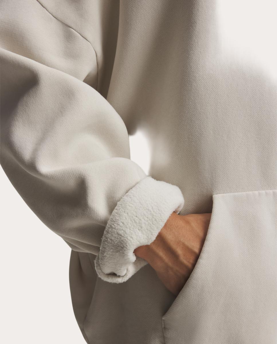 Imagen 3 de Sudadera de hombre UA Icon HW Flc Washed Hoodie Under Armour - Blanco Blanco