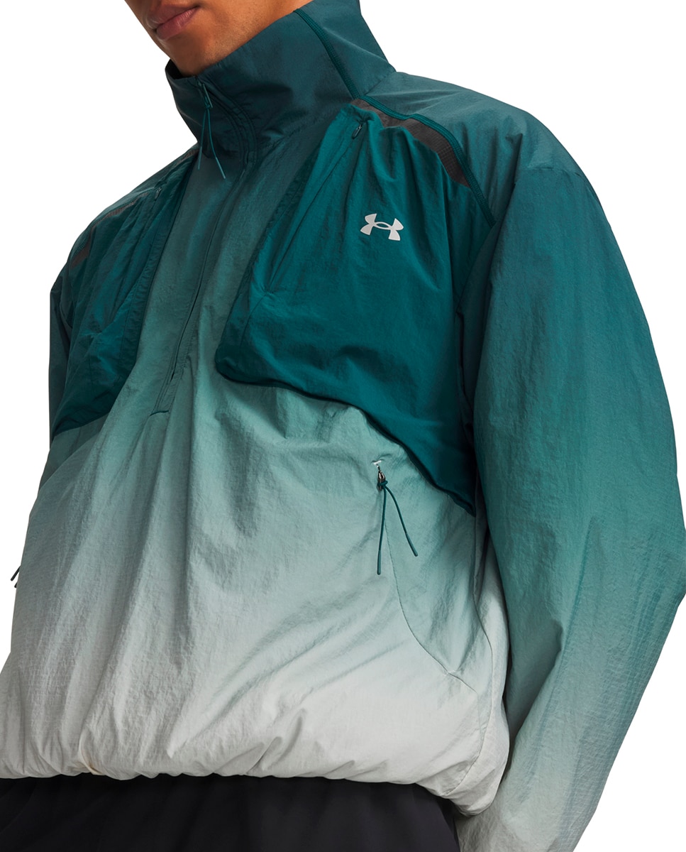 Imagen 3 de Sudadera de hombre UA Unstoppable WVN HZ GRDNT Under Armour - Verde oscuro Verde oscuro