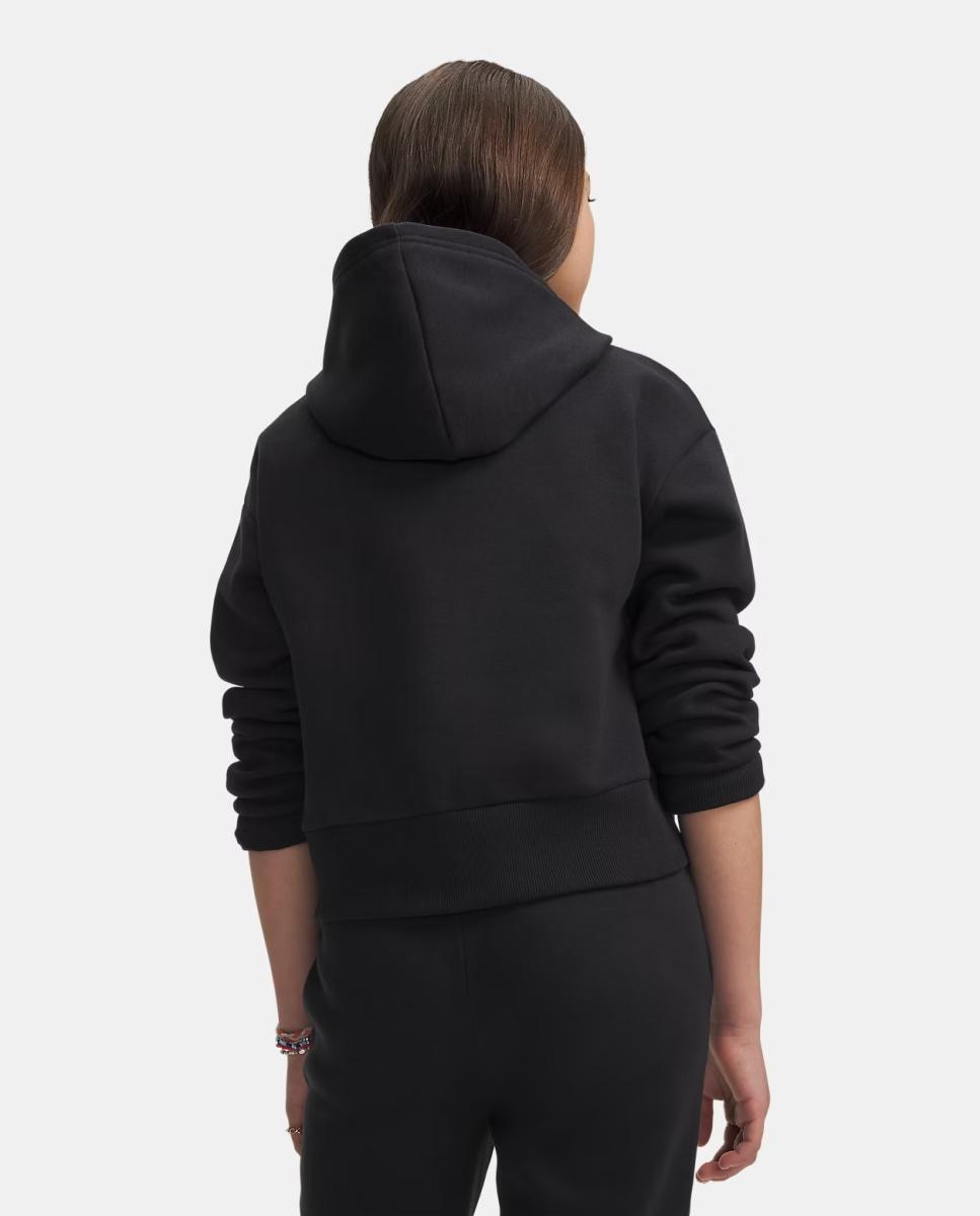 Sweatshirt de Menina Rival Fleece Crop Preto-2