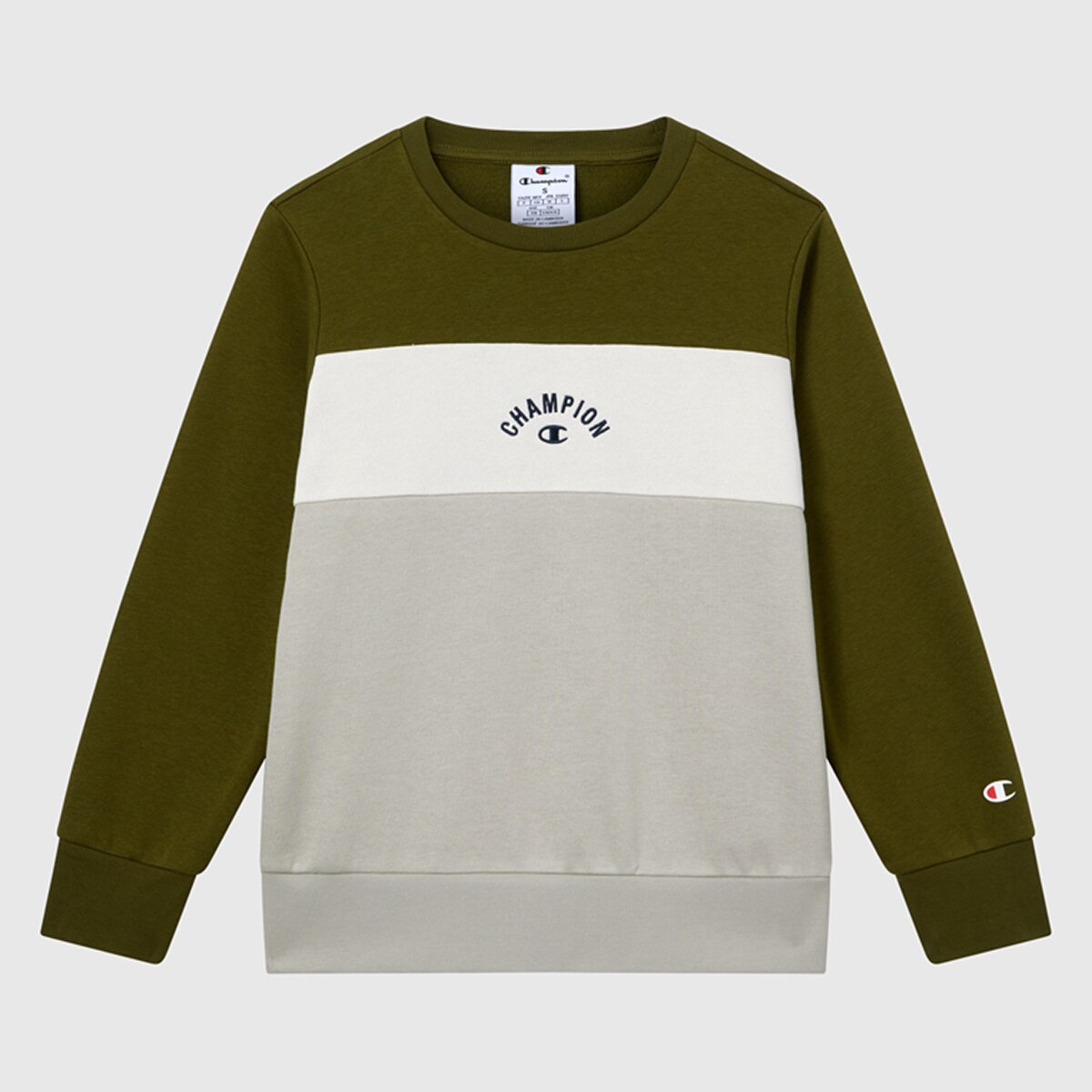 Sweatshirt de Menino Verde / Castanho-4