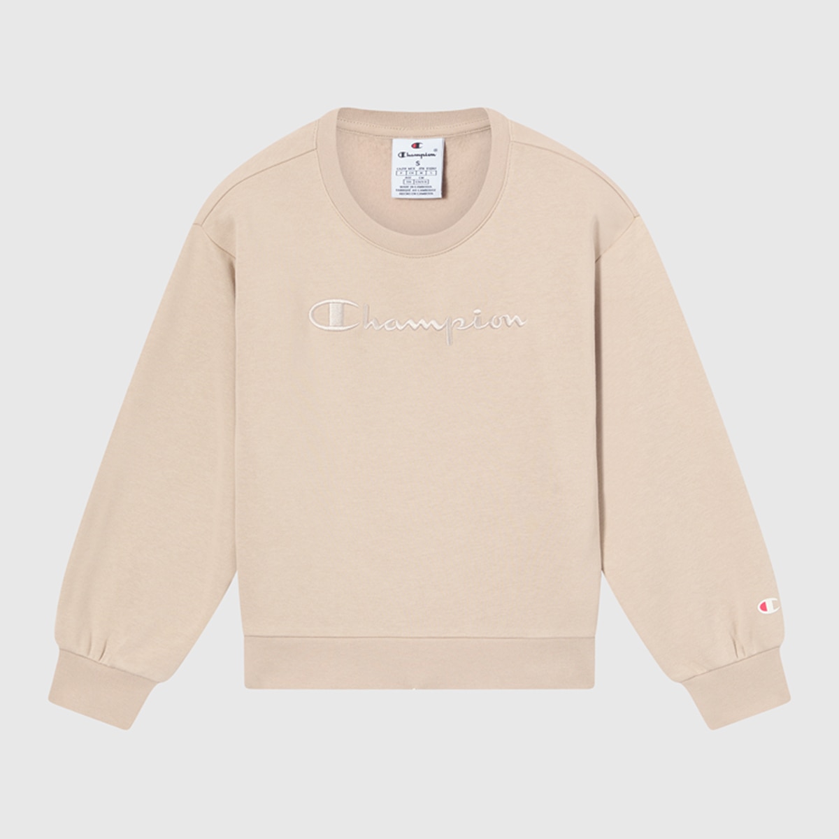 Sweatshirt de menina Champion Castanho-claro-4