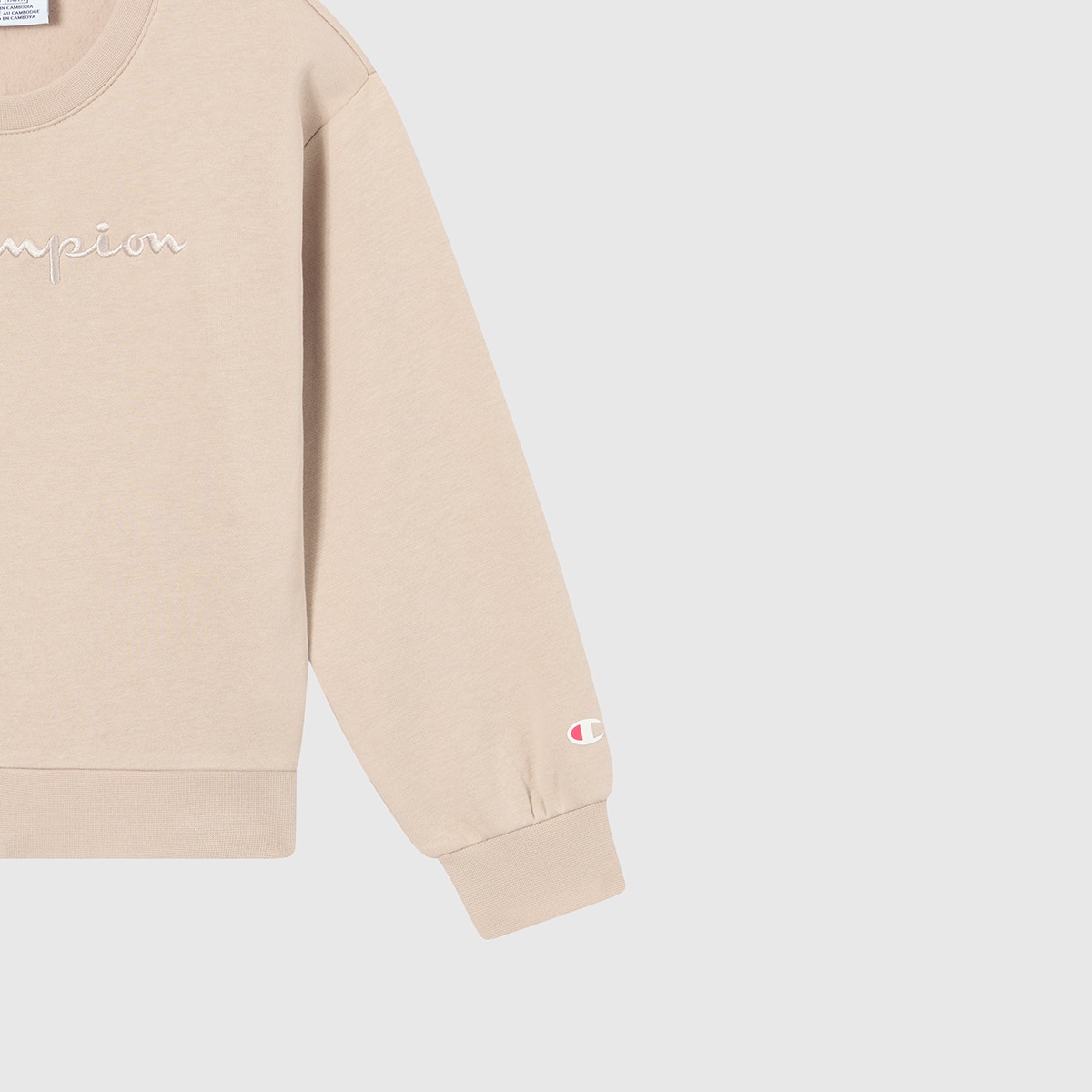 Sweatshirt de menina Champion Castanho-claro-5