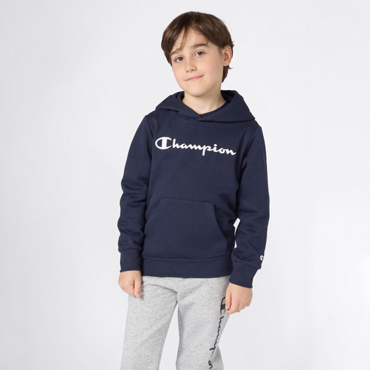 Sweatshirt Casual de Menino Hooded Azul-1
