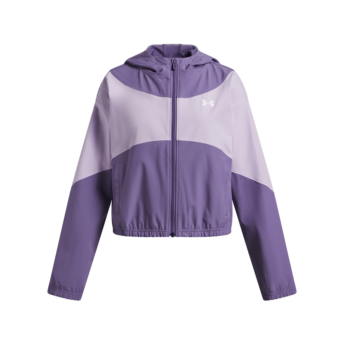 Casacos Casual de Mulher UA Rival Woven HD Jacket Púrpura-1