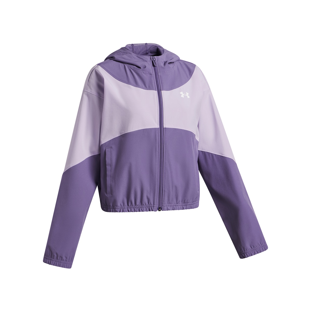 Casacos Casual de Mulher UA Rival Woven HD Jacket Púrpura-3