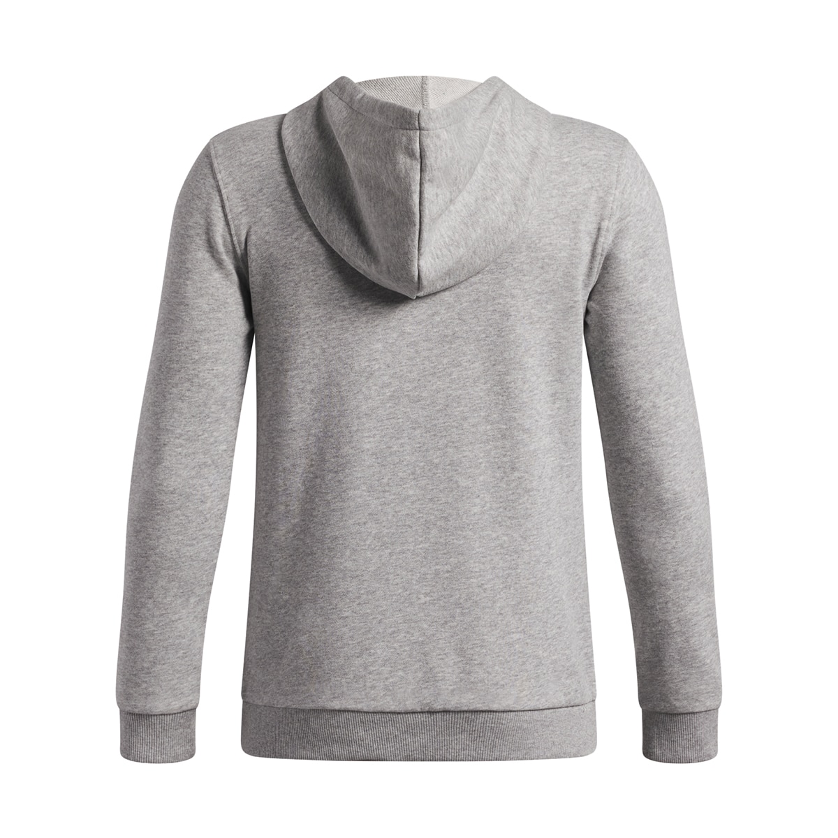 Sweatshirt de Criança Casual UA Rival LW 1/4 Zip Hoodie Cinzento-jaspeado-2