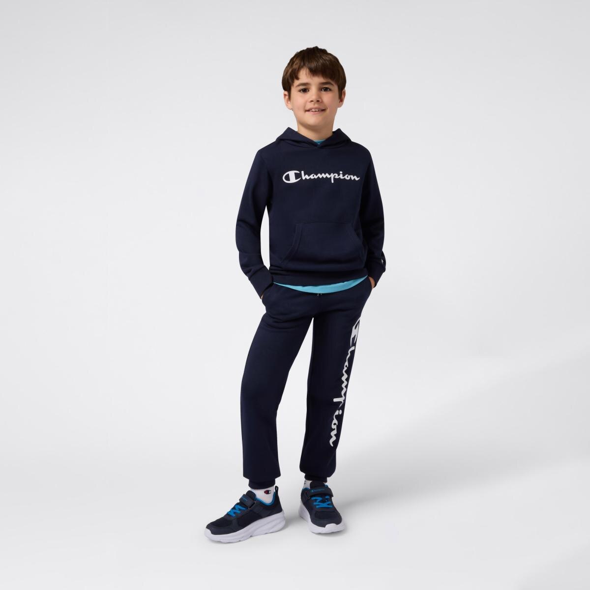 Sweatshirt de Criança Hooded Sweatshirt Azul-5