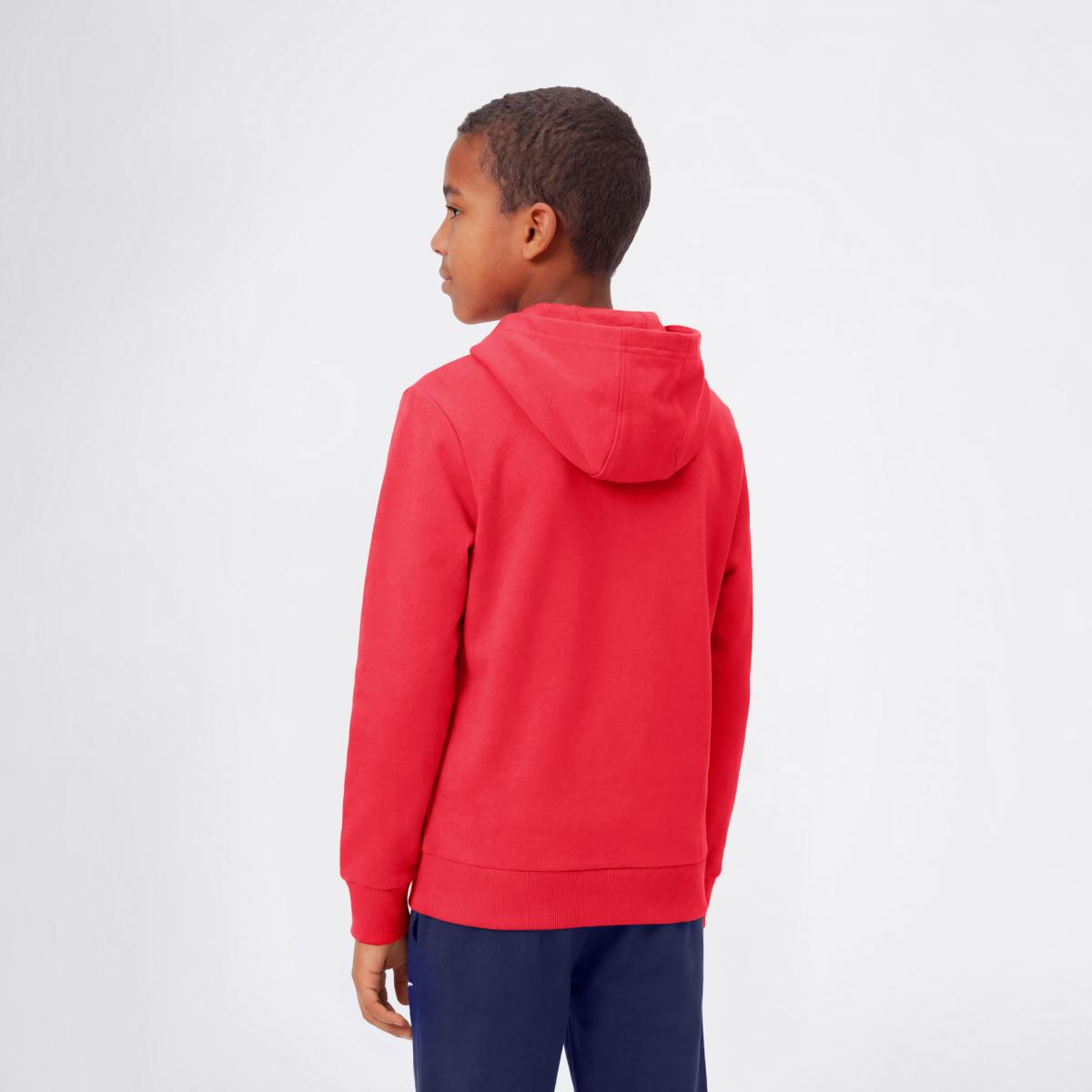 Sweatshirt de Criança Hooded Sweatshirt Vermelho-2