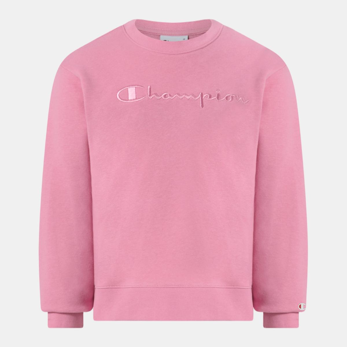 Sweatshirt de Menina Crewneck Rosa-4