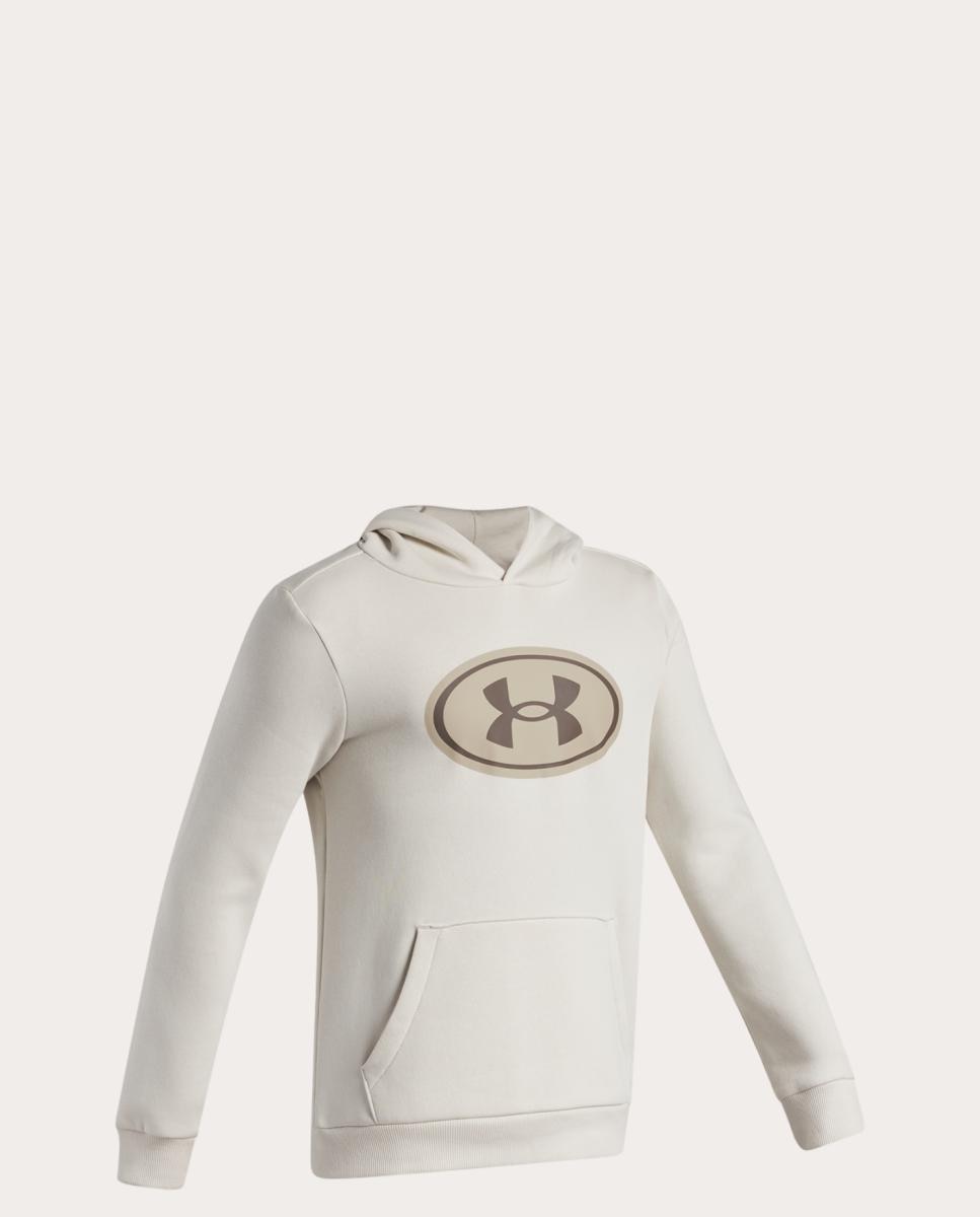 Sudadera de niños UA B Rival FLC Lockertag HD Under Armour - Blanco Blanco-3