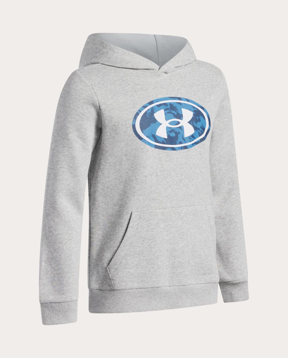 Sudadera de niños UA B Rival FLC KEY PT FIL HD Under Armour - Gris medio Gris medio-3