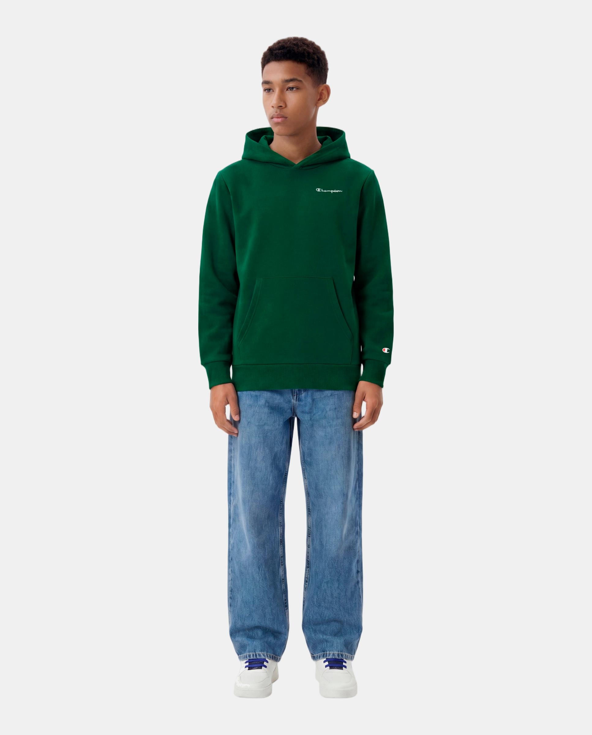 Imagen 4 de Sudaderas Casual de Niño Hooded Sweatshirt CHAMPION - Verde Verde