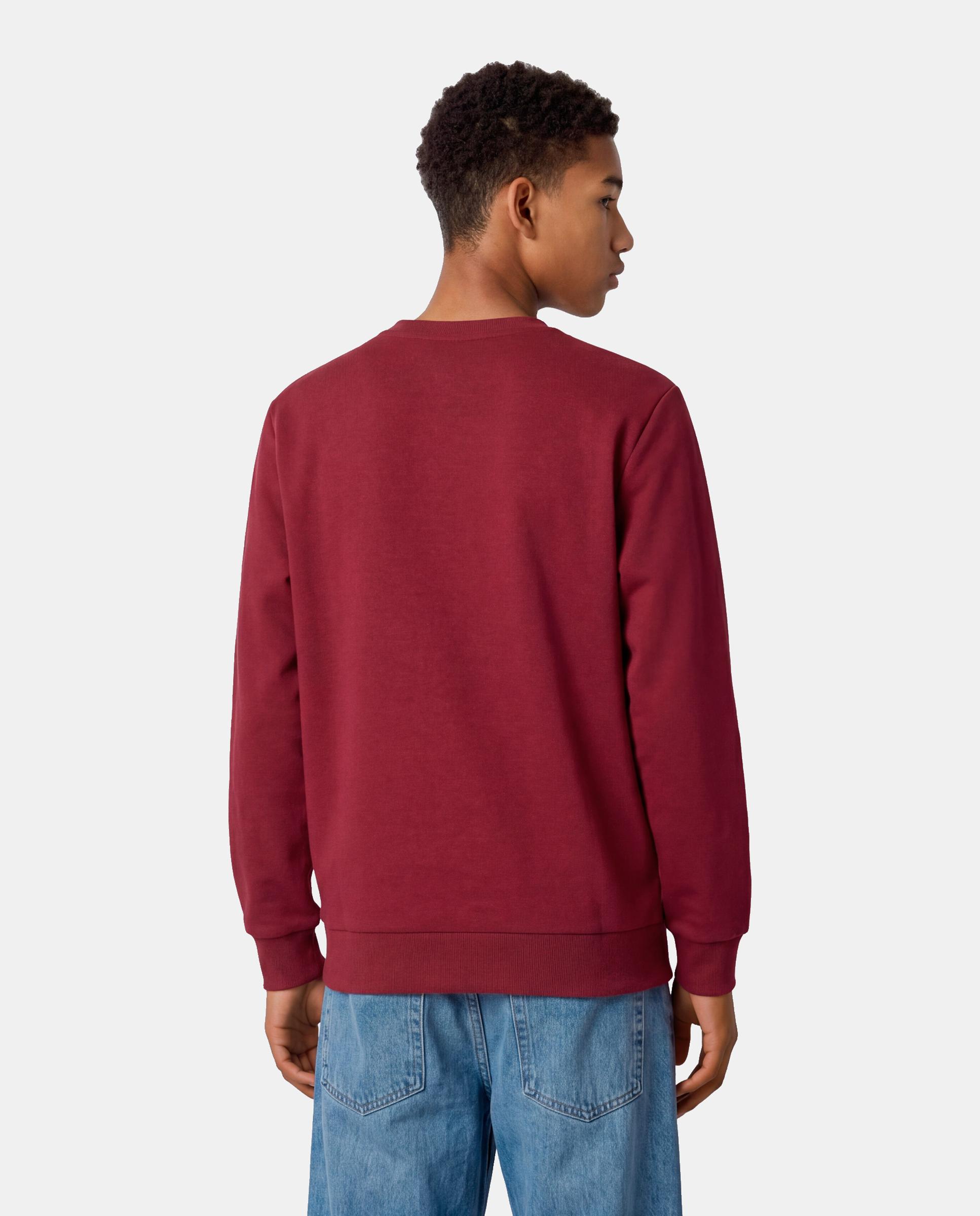 Sweatshirts Casual de Criança Crewneck Sweatshirt Vermelho-2