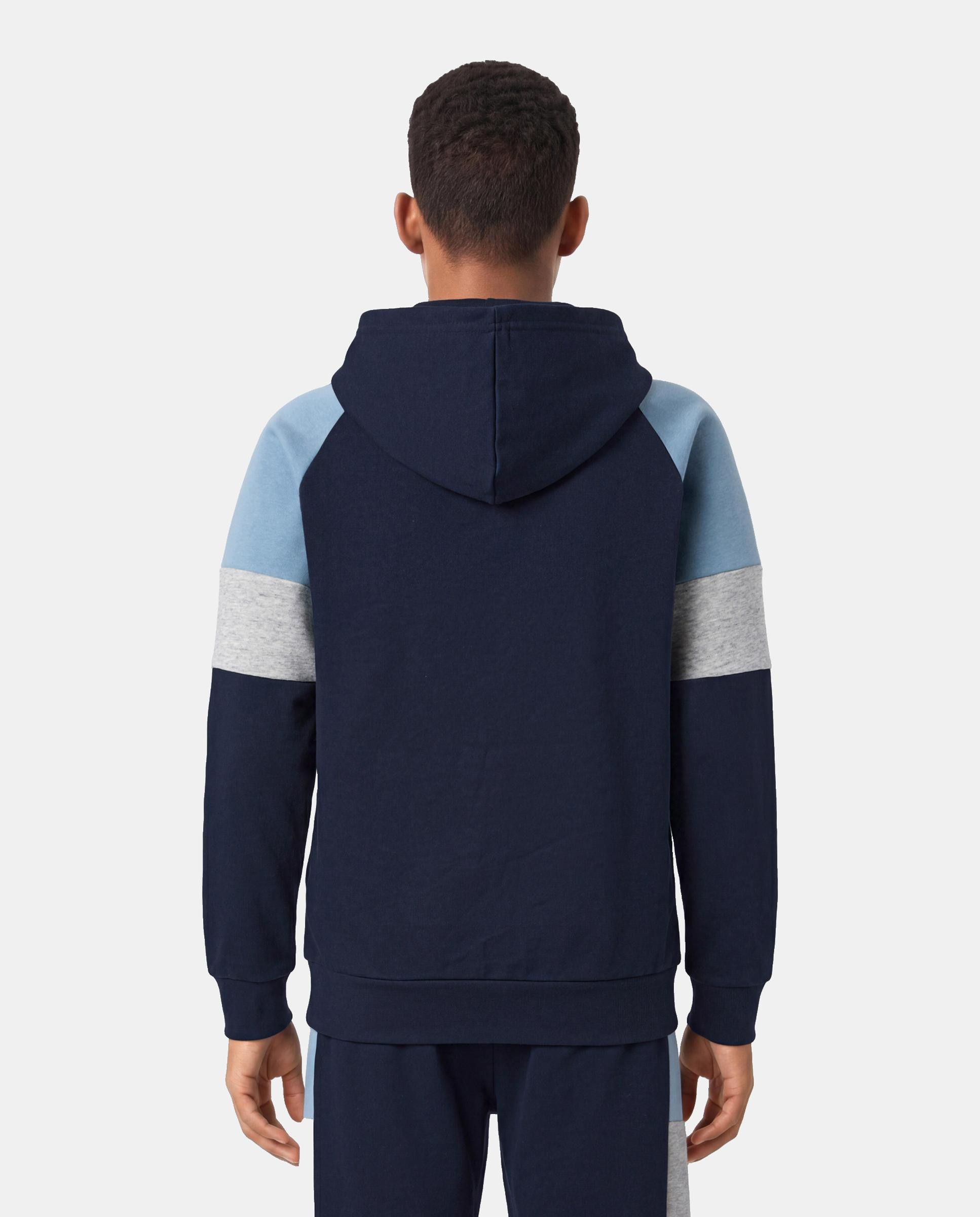 Sweatshirt Casual de Menino Hooded Azul-2