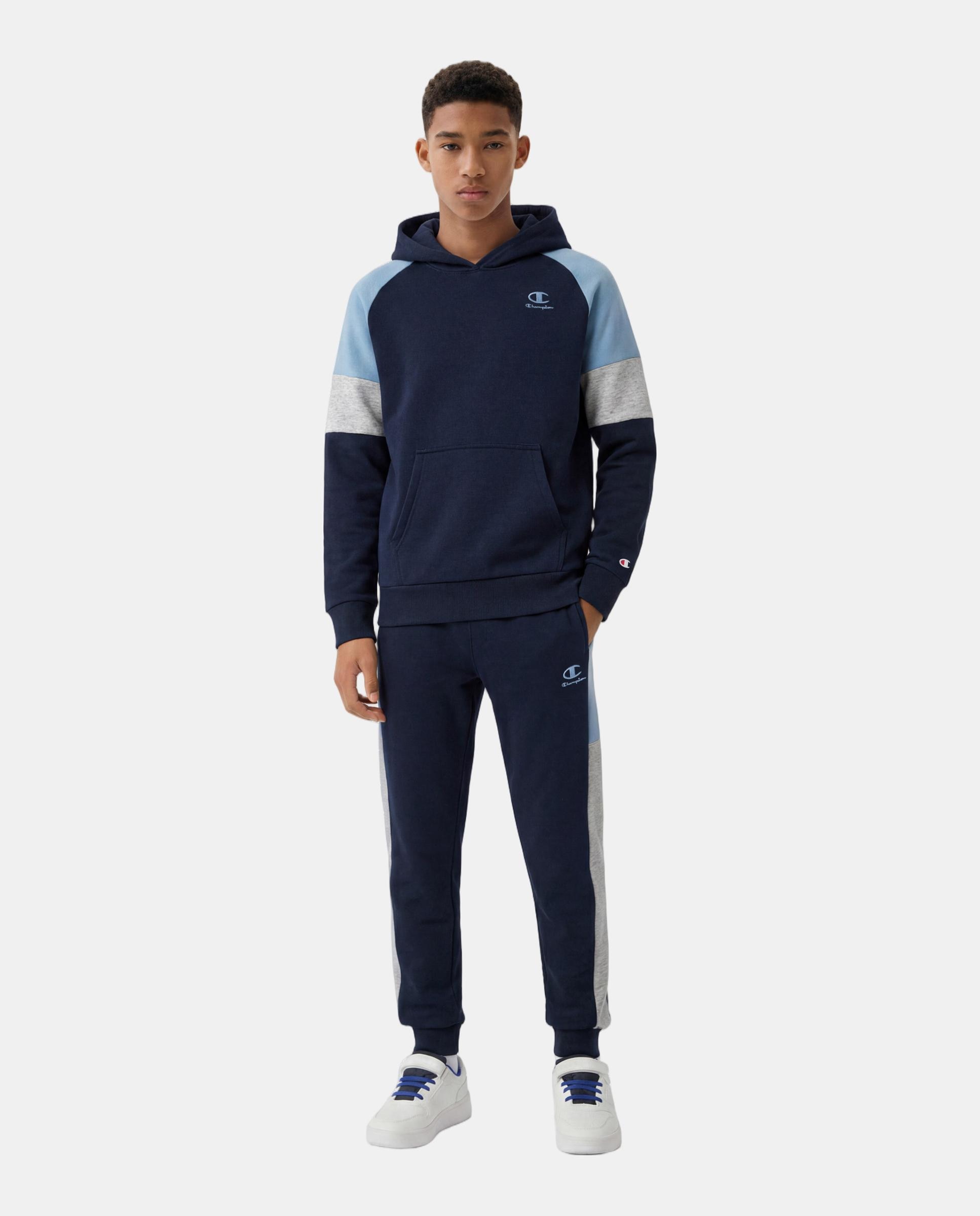 Sweatshirt Casual de Menino Hooded Azul-3