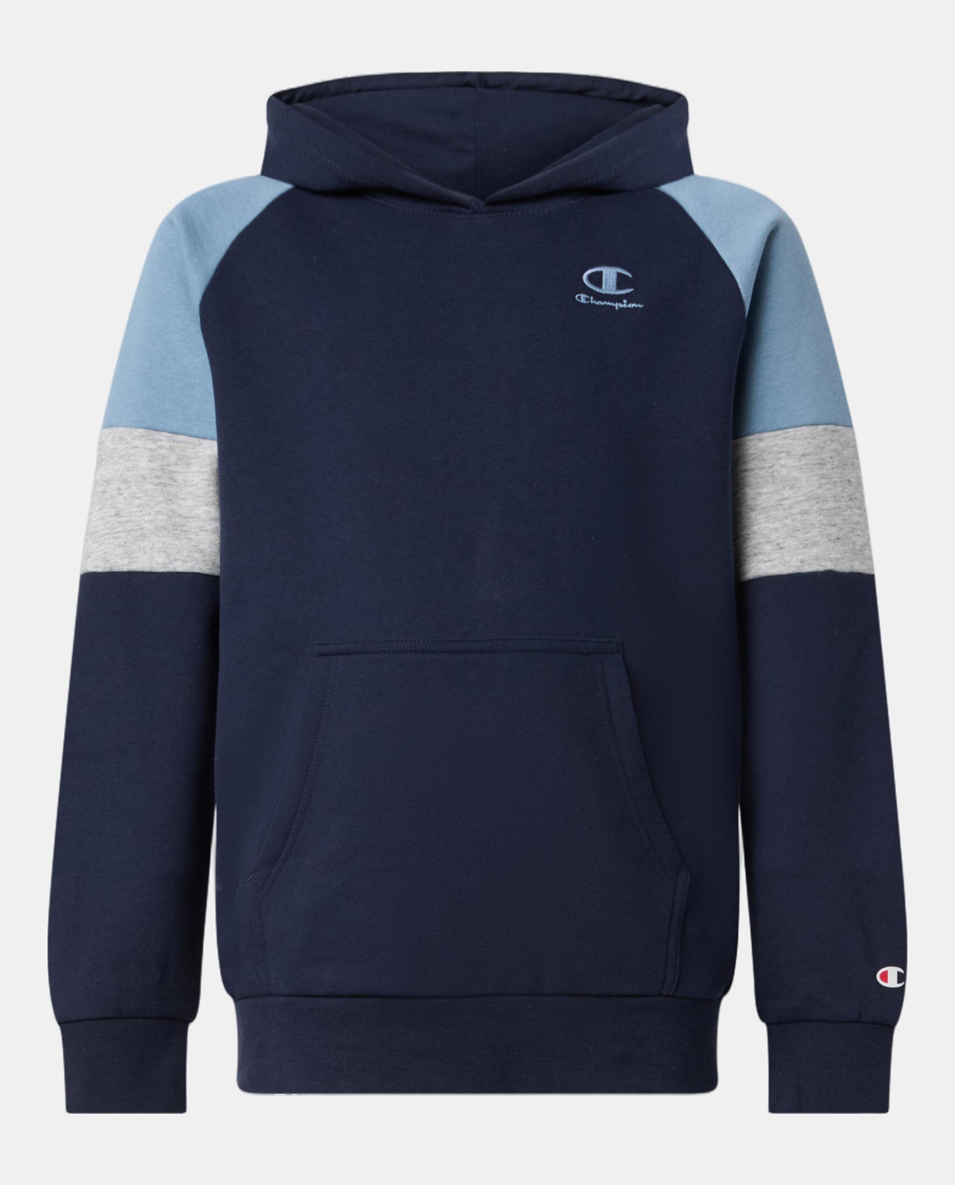 Sweatshirt Casual de Menino Hooded Azul-4