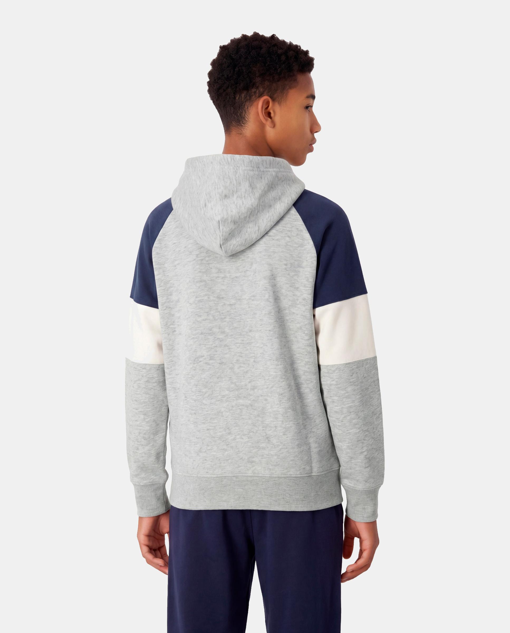 Sweatshirt Casual de Menino Hooded Cinzento-2