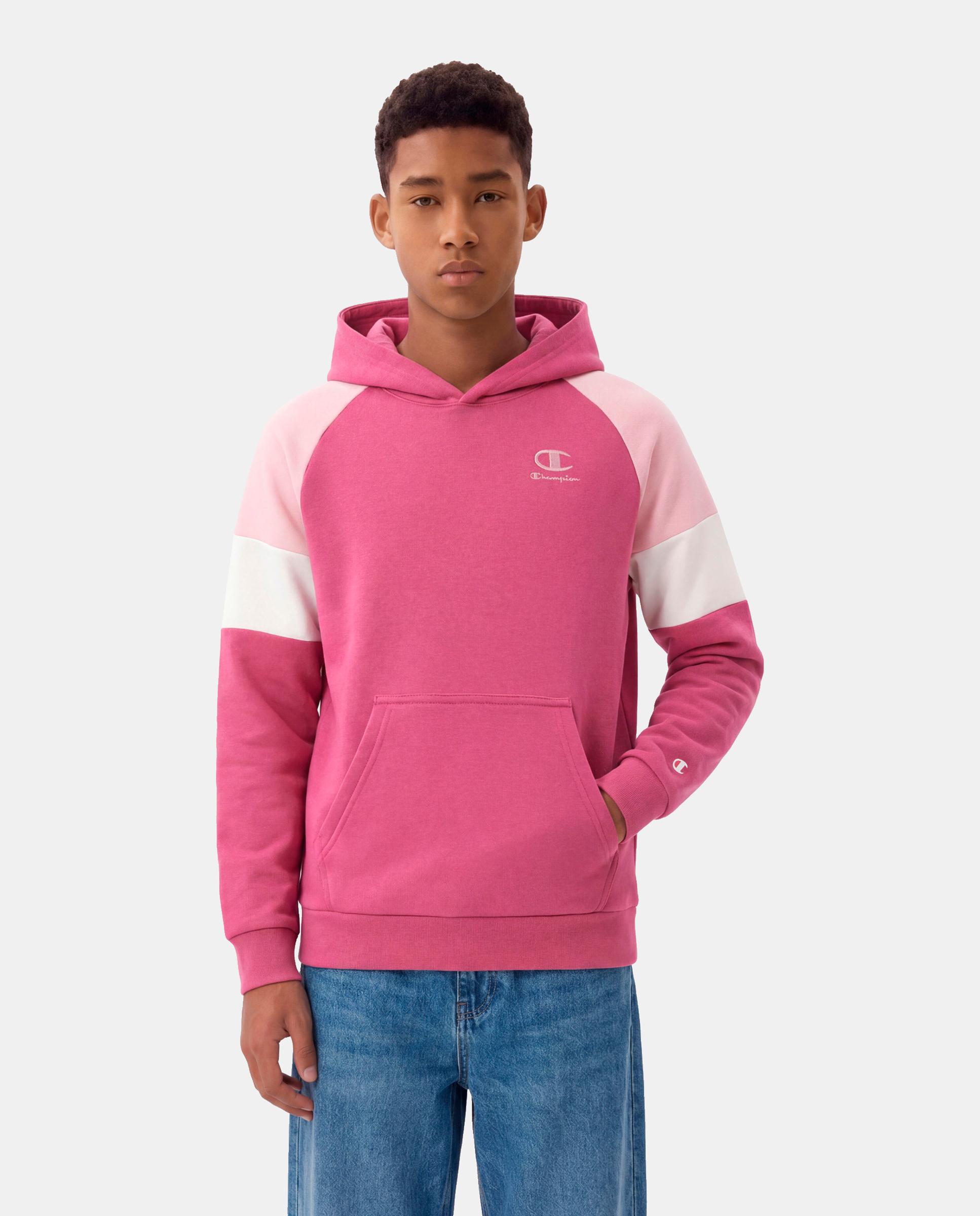 Champion - Sudaderas Casual de Niña Hooded Sweatshirt CHAMPION.