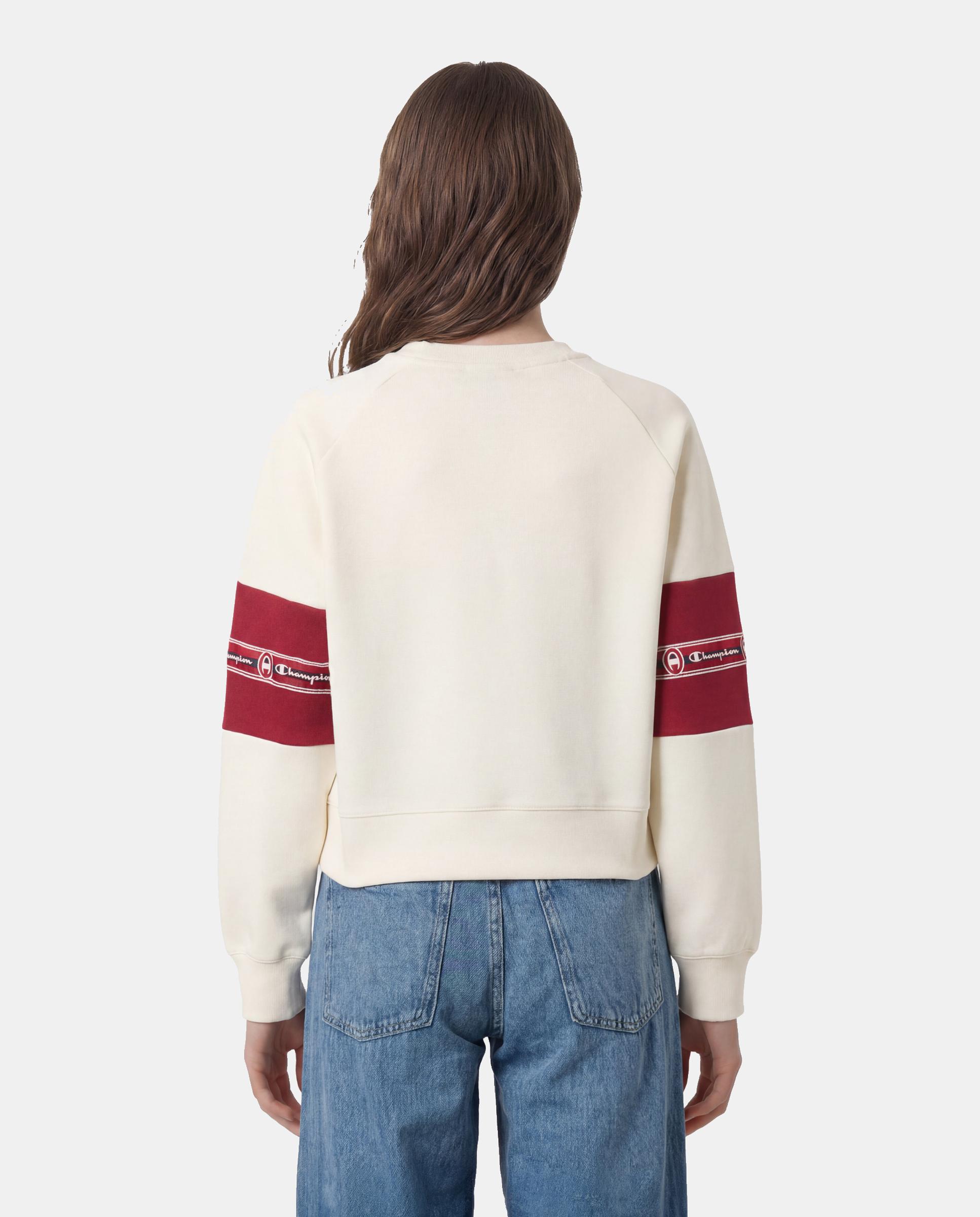 Sweatshirts Casual de Criança Crewneck Sweatshirt Branco-2