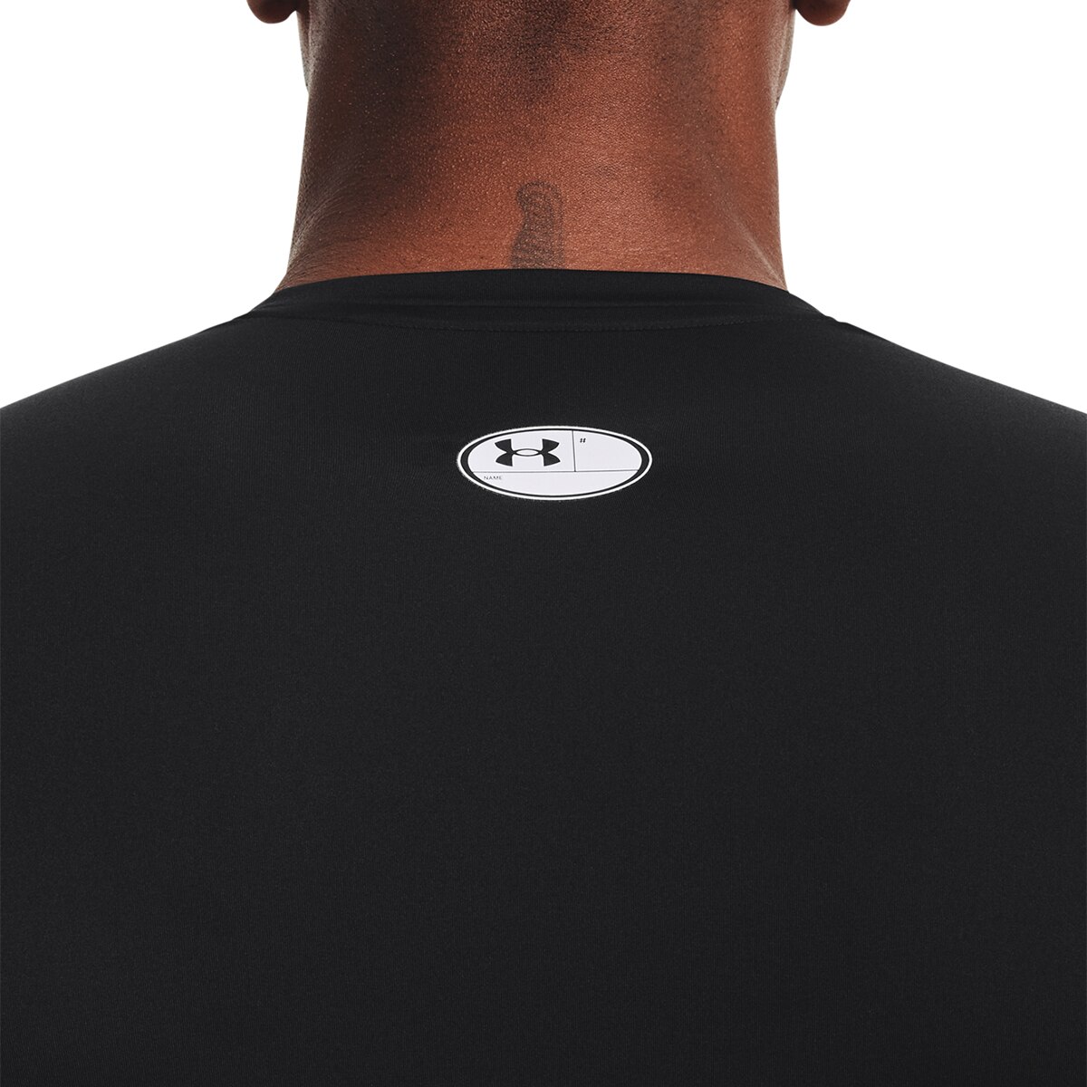 T-shirt de Training de Homem UA HG SS Preto / Branco-3