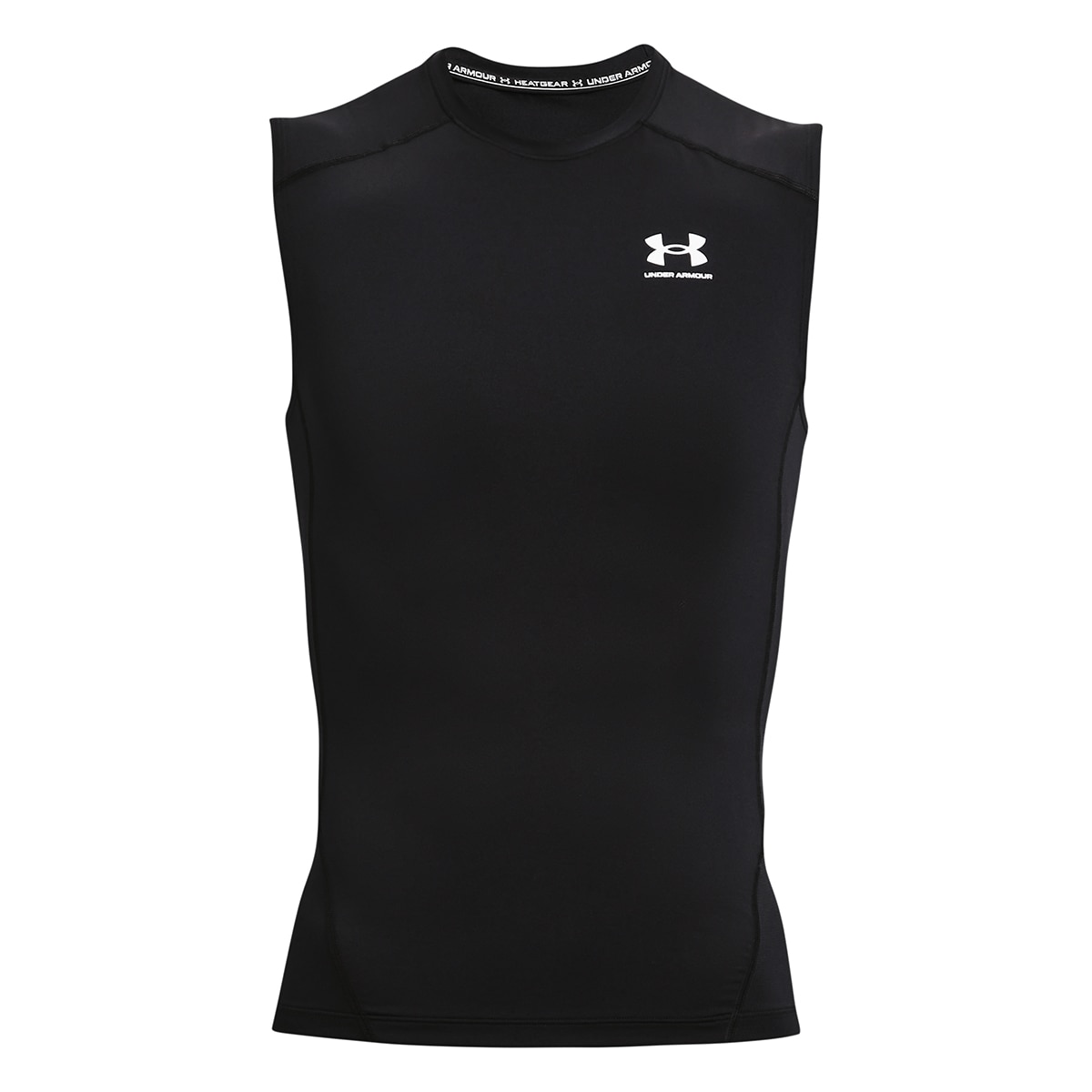 T-shirt de homem HeatGear® Under Armour Preto / Branco-5
