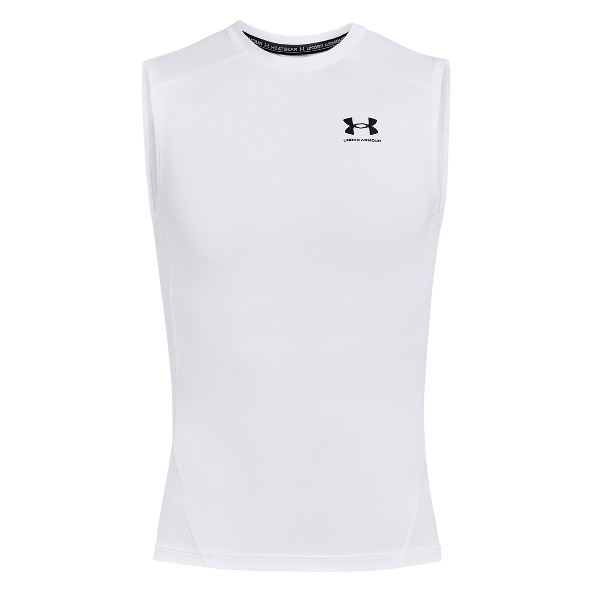 T-shirt de homem HeatGear® Under Armour Branco / Preto-5