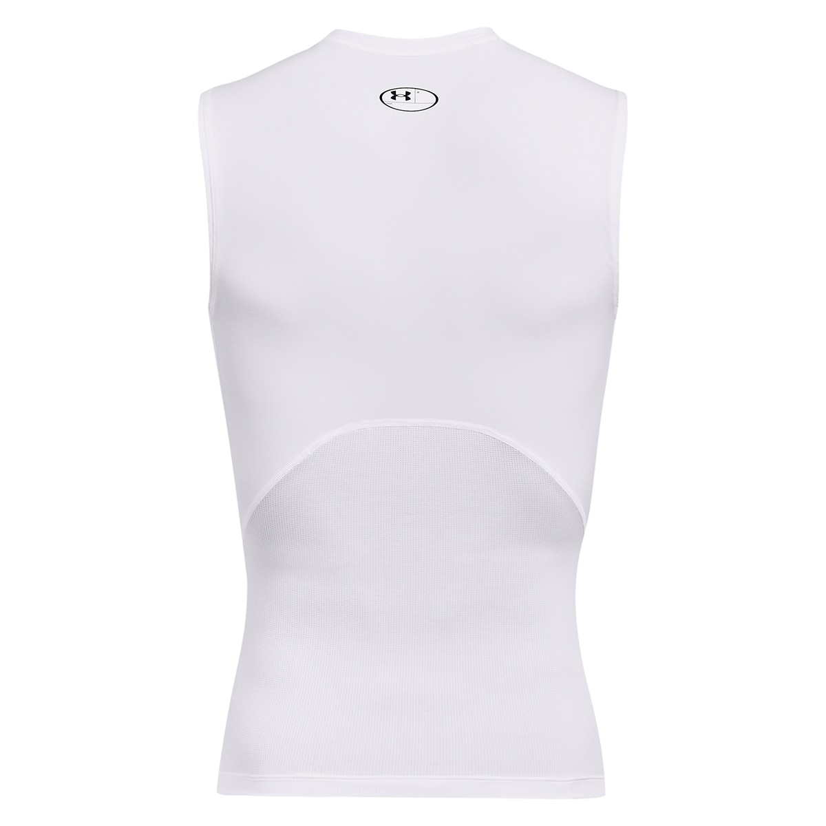 T-shirt de homem HeatGear® Under Armour Branco / Preto-6
