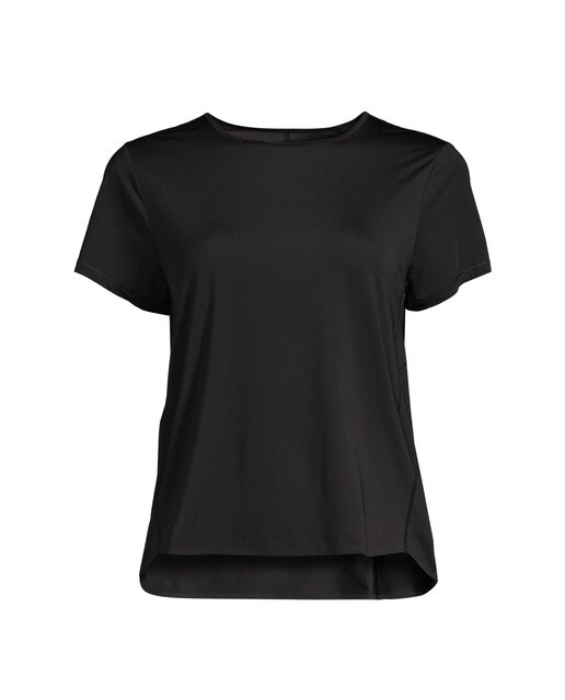 T-shirt de Mulher Technical Loose Preto-1