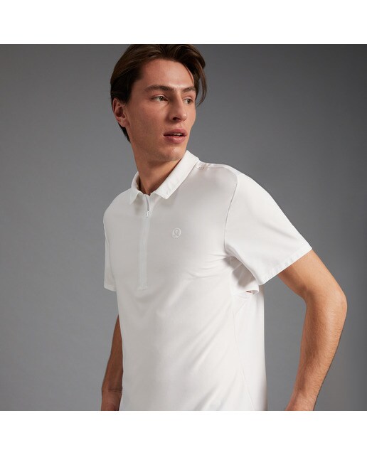 Polo de Homem Ventilated Tennis Polo Branco-1