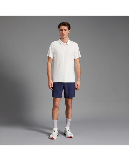 Polo de Homem Ventilated Tennis Polo Branco-2
