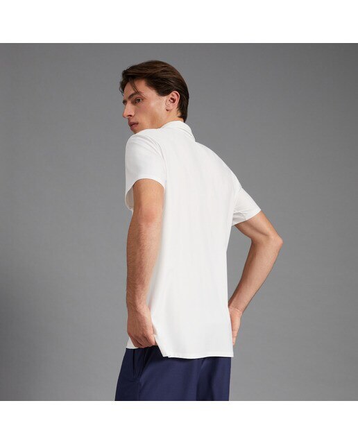 Polo de Homem Ventilated Tennis Polo Branco-3