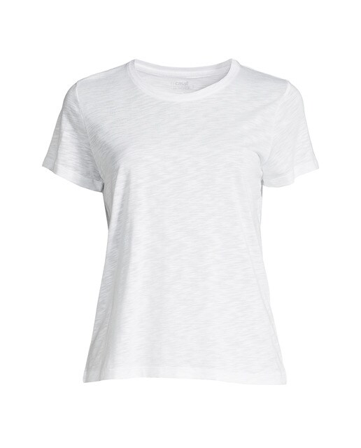 T-shirt de Mulher Soft Texture Tee Branco-1