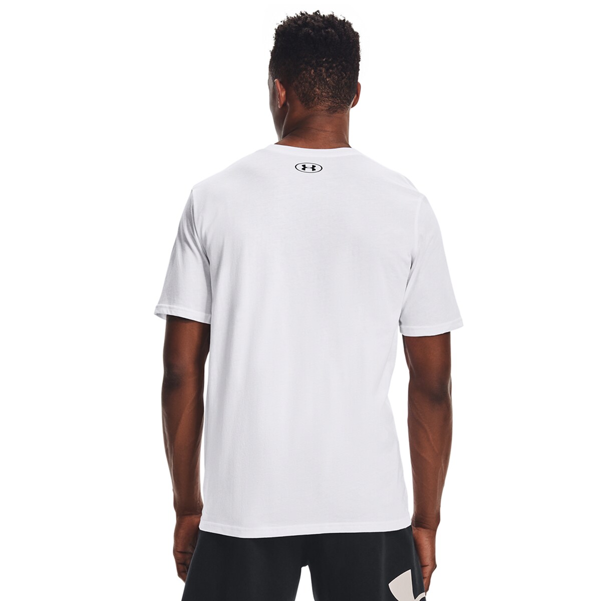 T-shirt de homem Left Chest Under Armour Branco-2