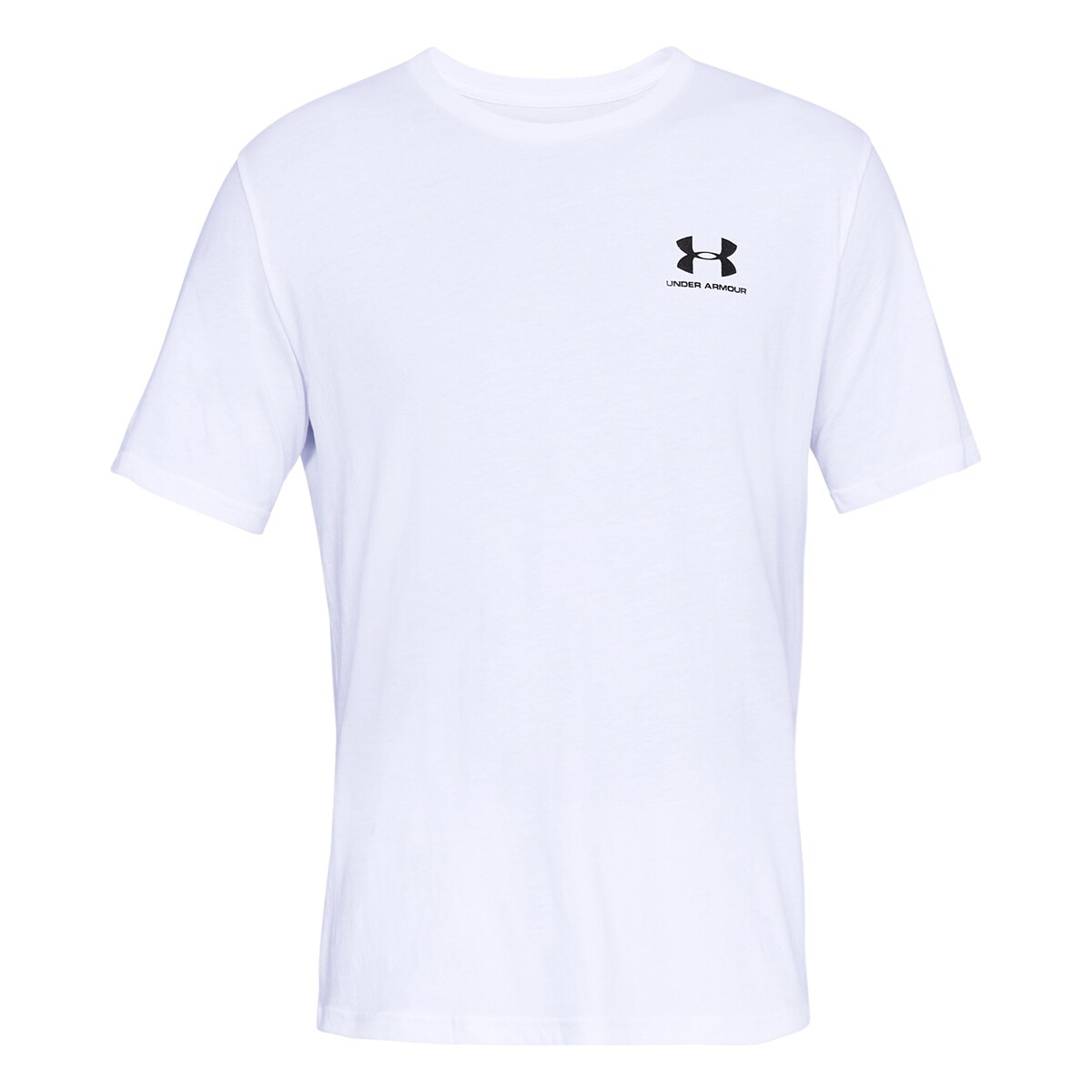 T-shirt de homem Left Chest Under Armour Branco-5