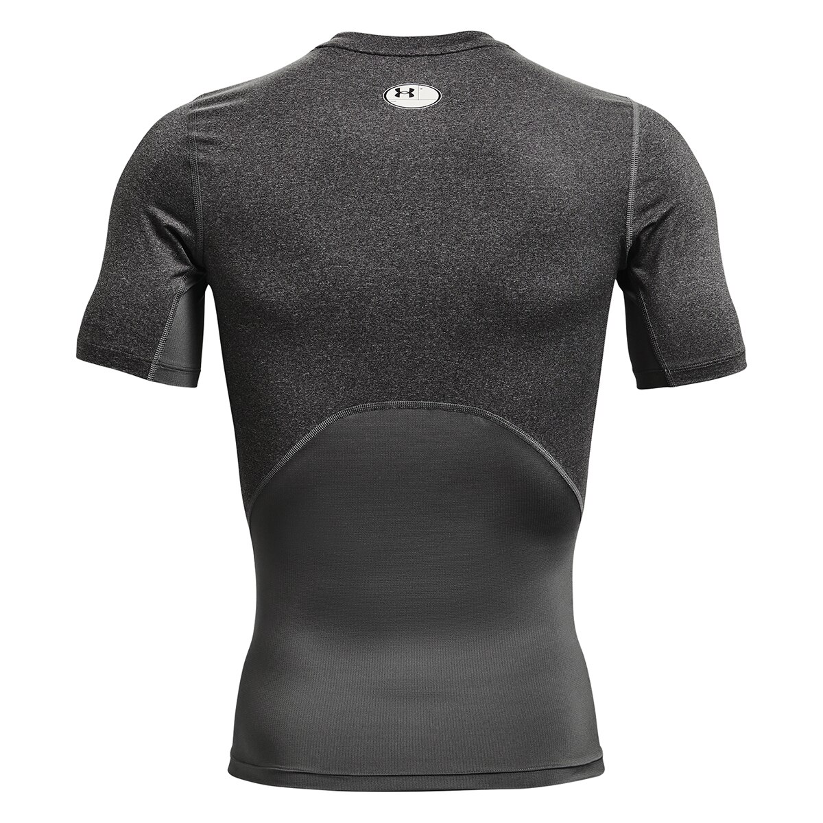 T-shirt de Homem UA HG Armour Comp SS Cinzento carvão-5