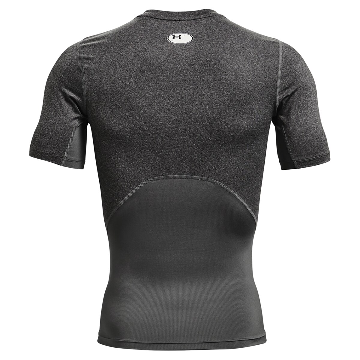 T-shirt de Homem UA HG Armour Comp SS Cinzento carvão-6