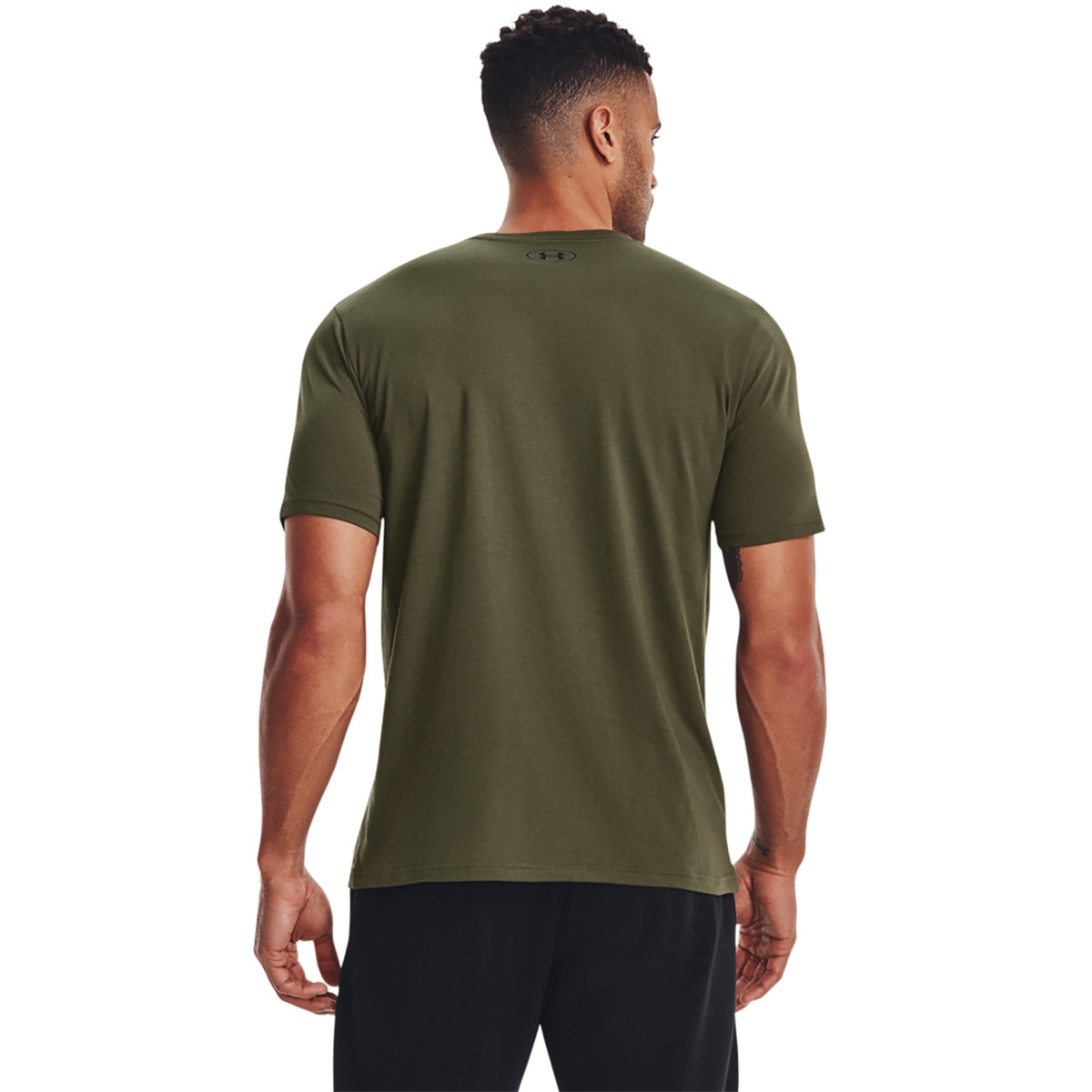 T-shirt de Homem UA M Sportstyle LC SS Verde-militar-2