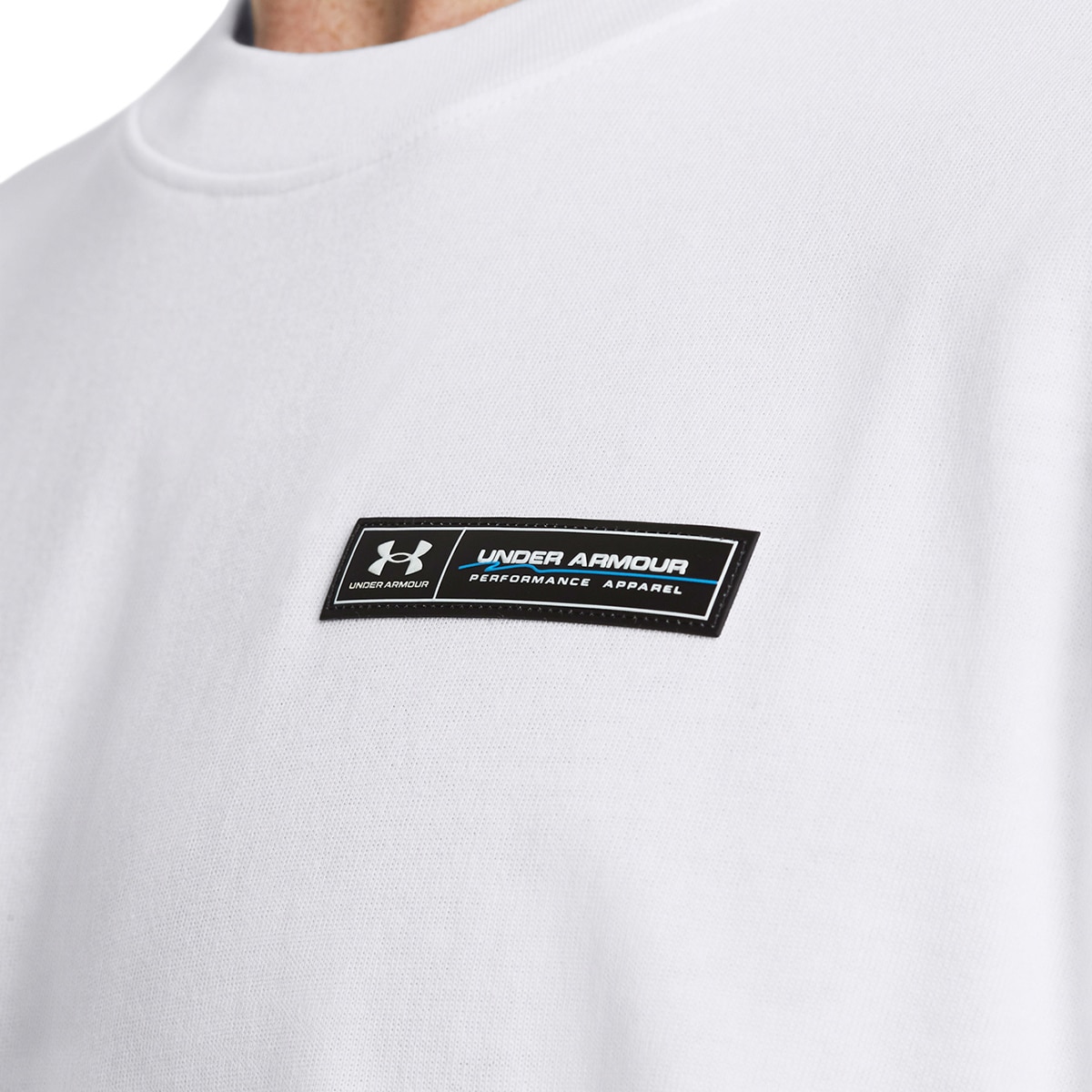 T-shirt de Homem UA HW Armour Label SS Branco-3
