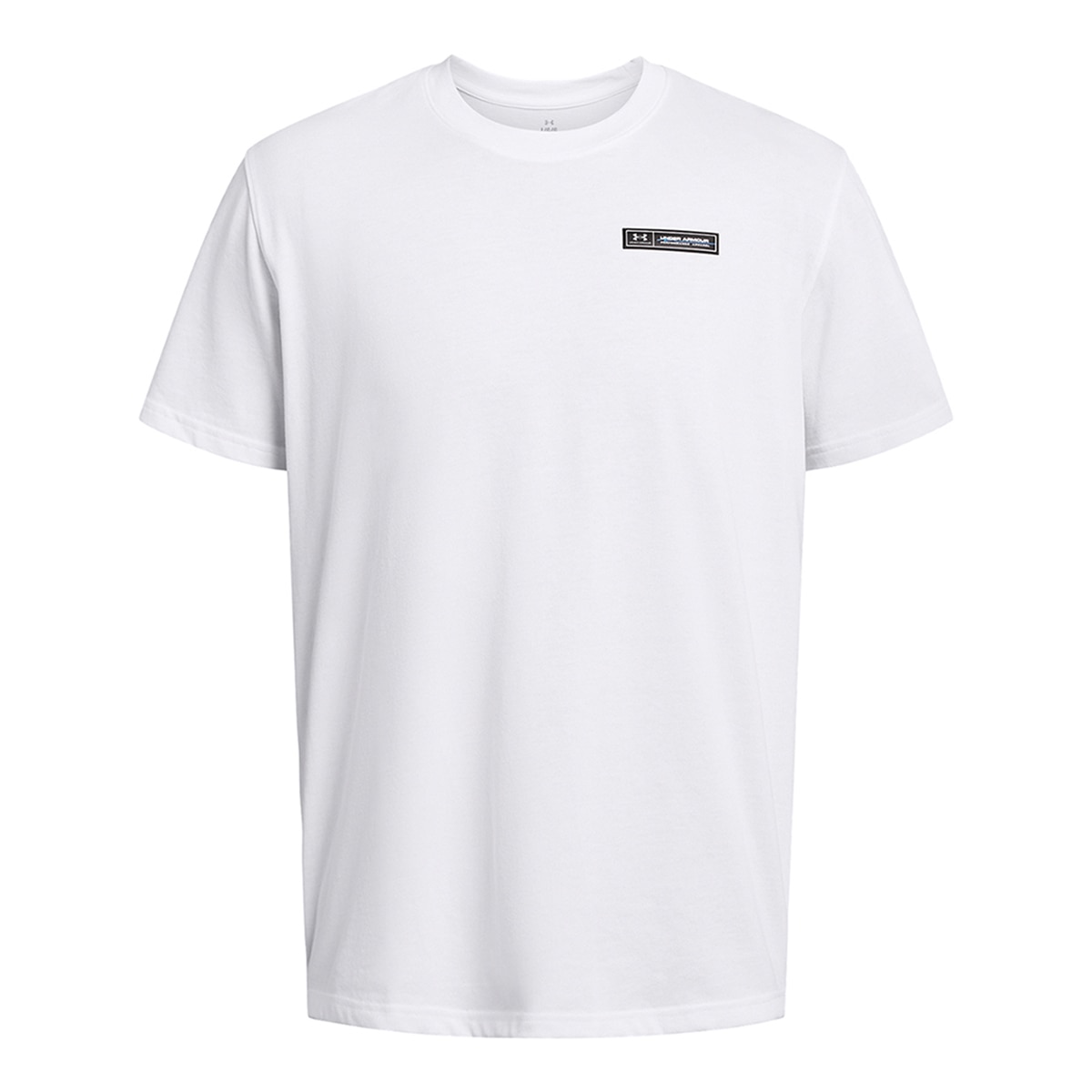 T-shirt de Homem UA HW Armour Label SS Branco-4