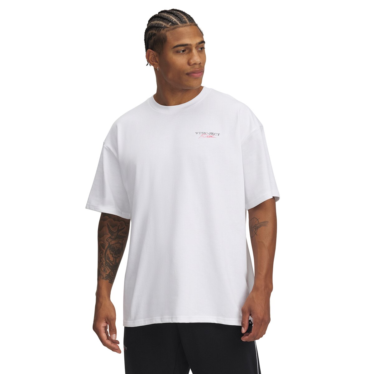T-shirt de Homem Pjt Rck Hwt SS Branco-1