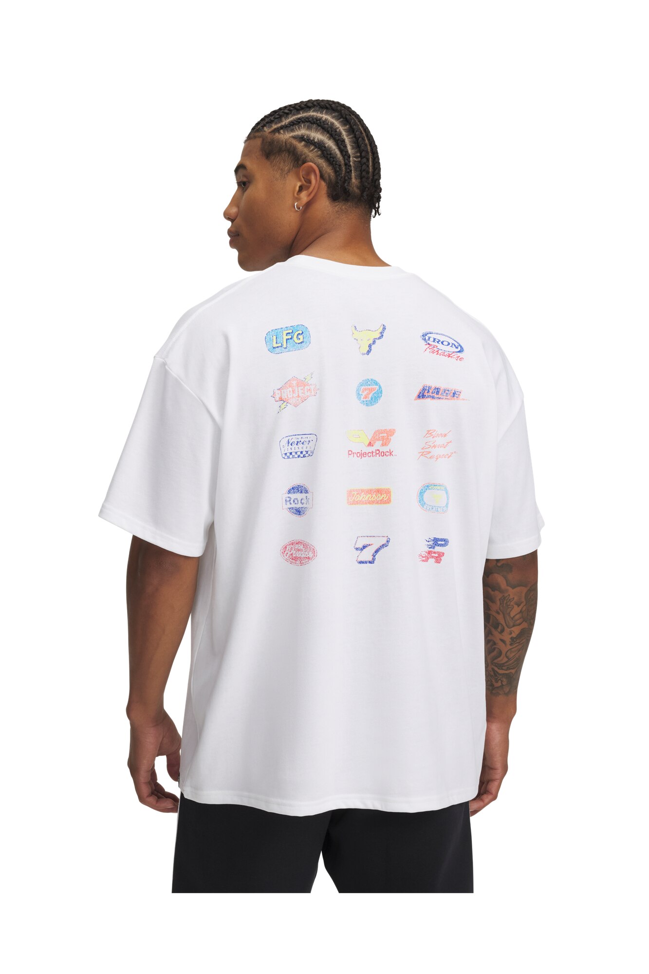 T-shirt de Homem Pjt Rck Hwt SS Branco-2