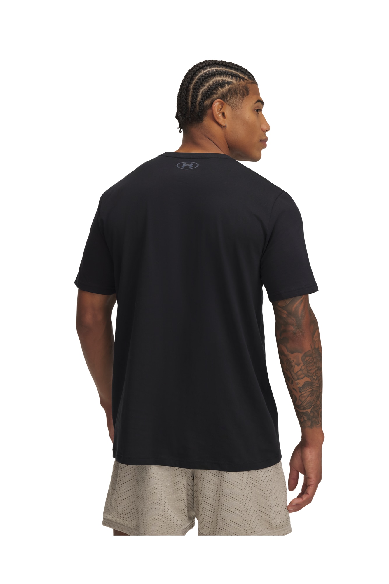 T-shirt de Homem UA M LC Fly in Logo SS Preto-2