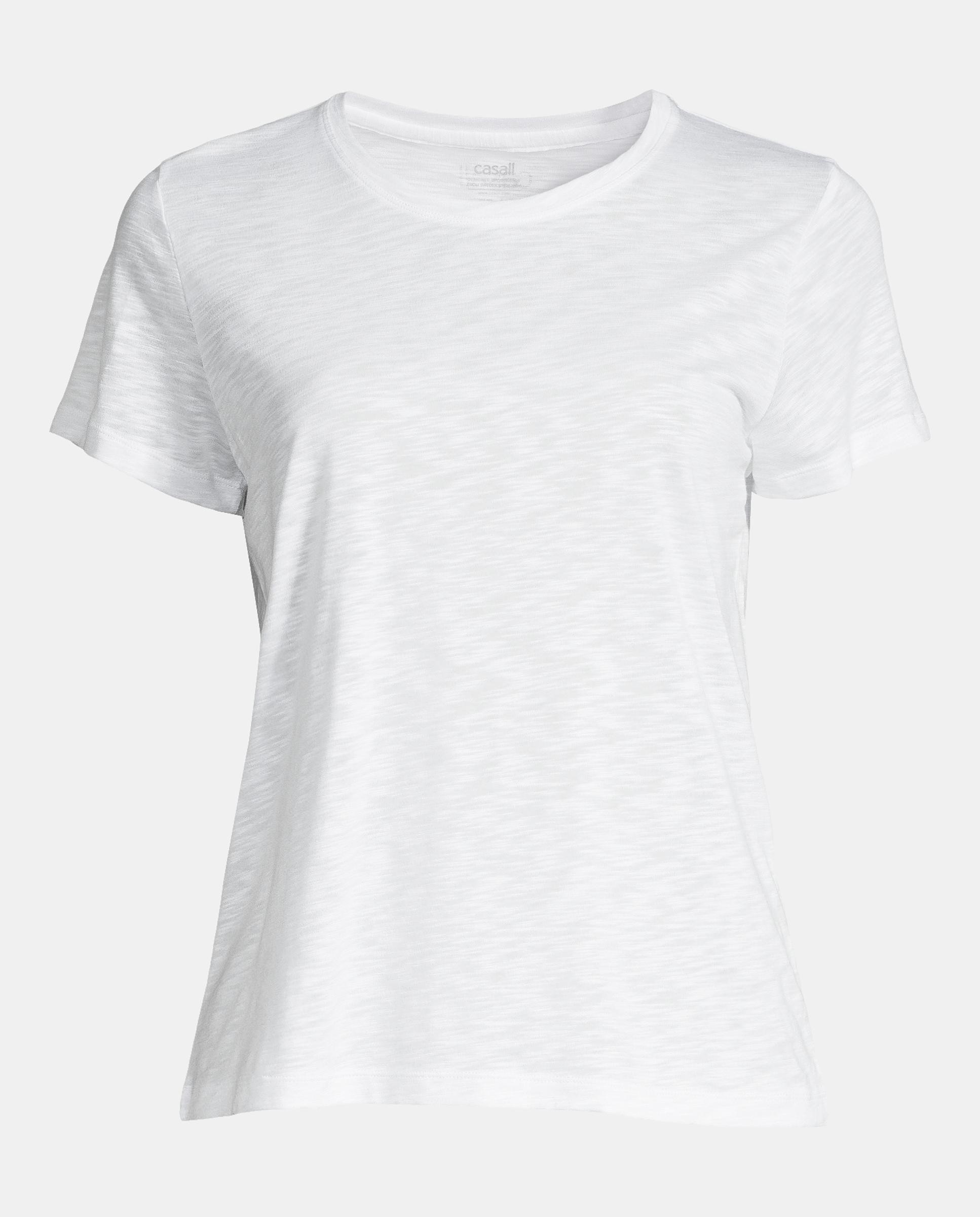 T-shirt de Mulher Soft Texture Branco-1