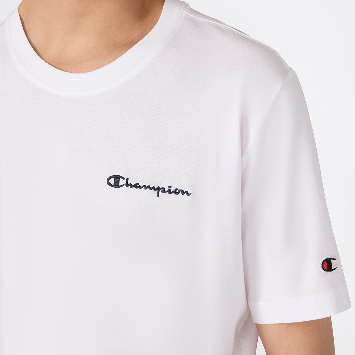T-shirt de homem Champion Branco-2
