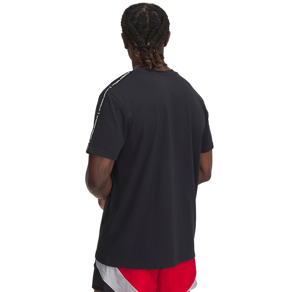 T-shirt de Homem UA Icon HWT Tee Taping Preto-2