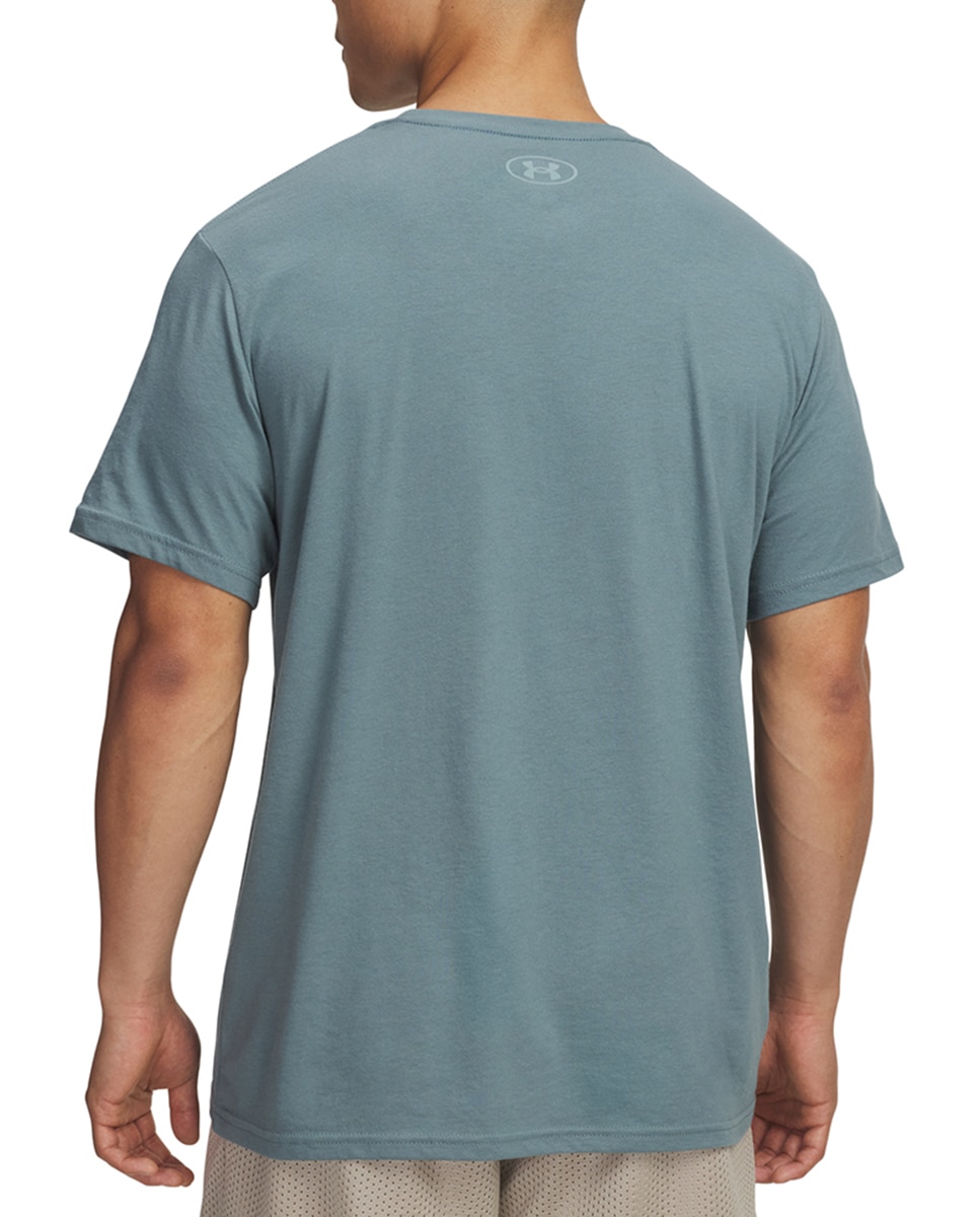 T-shirt de Homem UA GL Foundation Update SS Azul-2