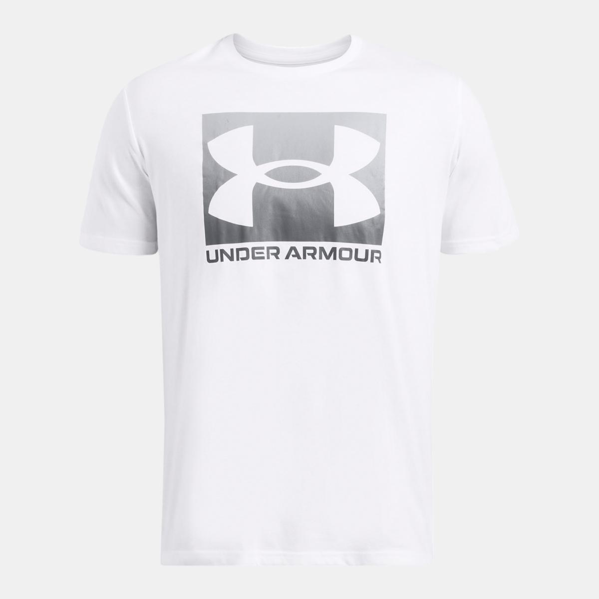 T-shirt de Homem UA M Boxed Sports Updated SS Branco-3