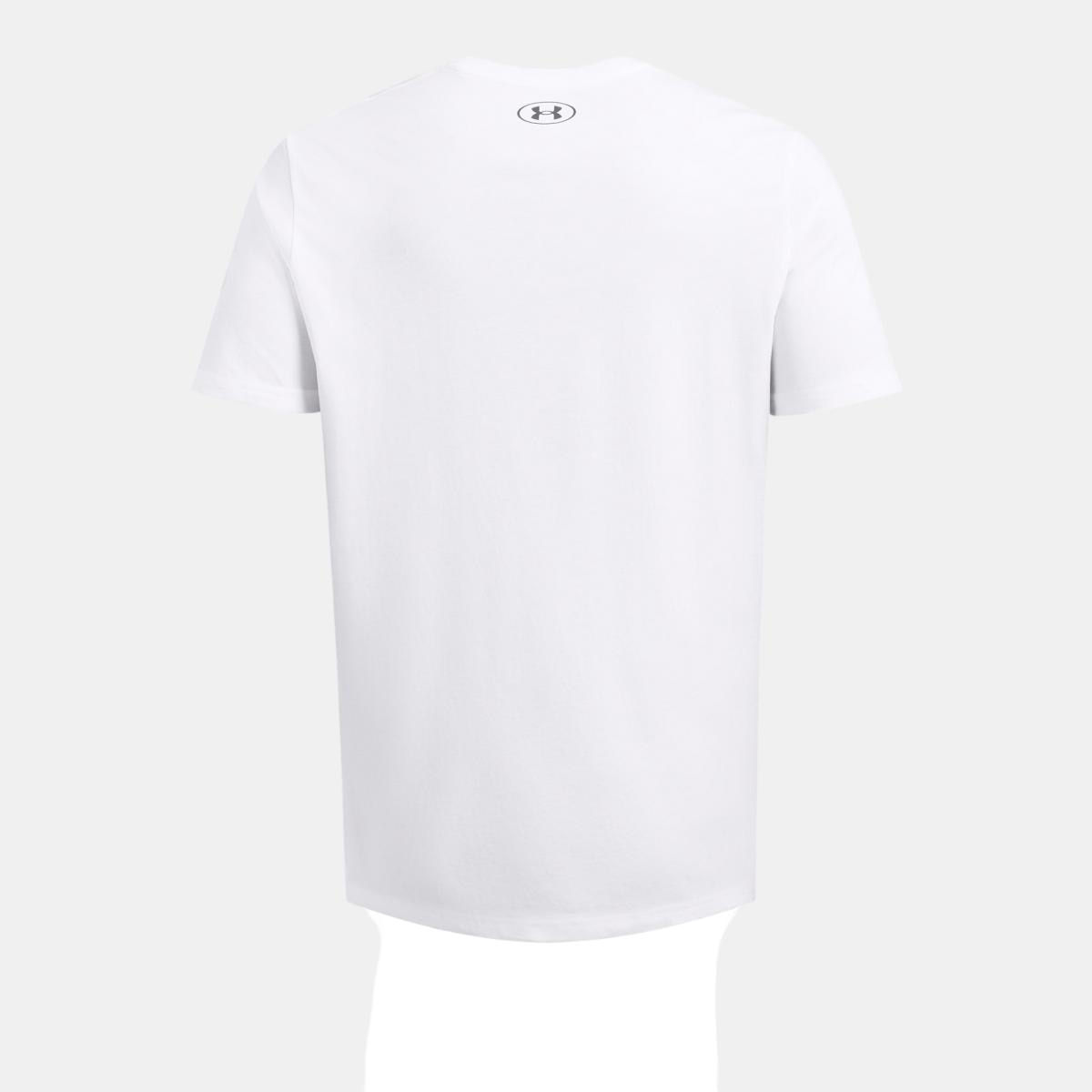 T-shirt de Homem UA M Boxed Sports Updated SS Branco-4